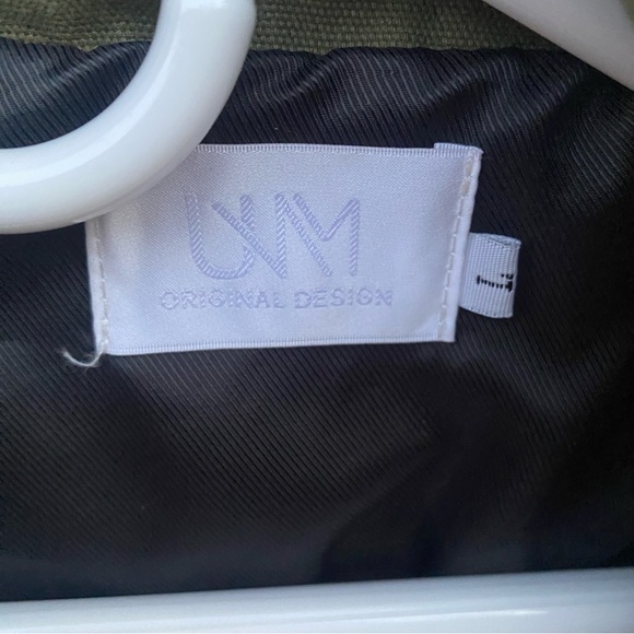 UNM Canvas Utility Jacket Size Large Full Zip+Snap Multi-Pocketed Tan - Picture 2 of 16